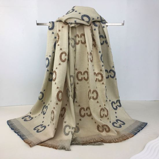 Ruby 67 Beige Gucci Inspired Scarf 