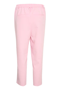 Kaffe Kasakura Highwaisted Pink Mist Ankle Length Trousers, 10506127