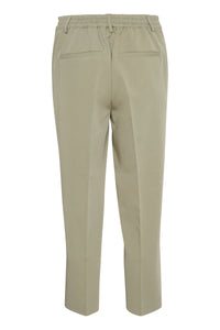 Kaffe Kasakura Highwaisted Vetiver Ankle Length Trousers, 10506127