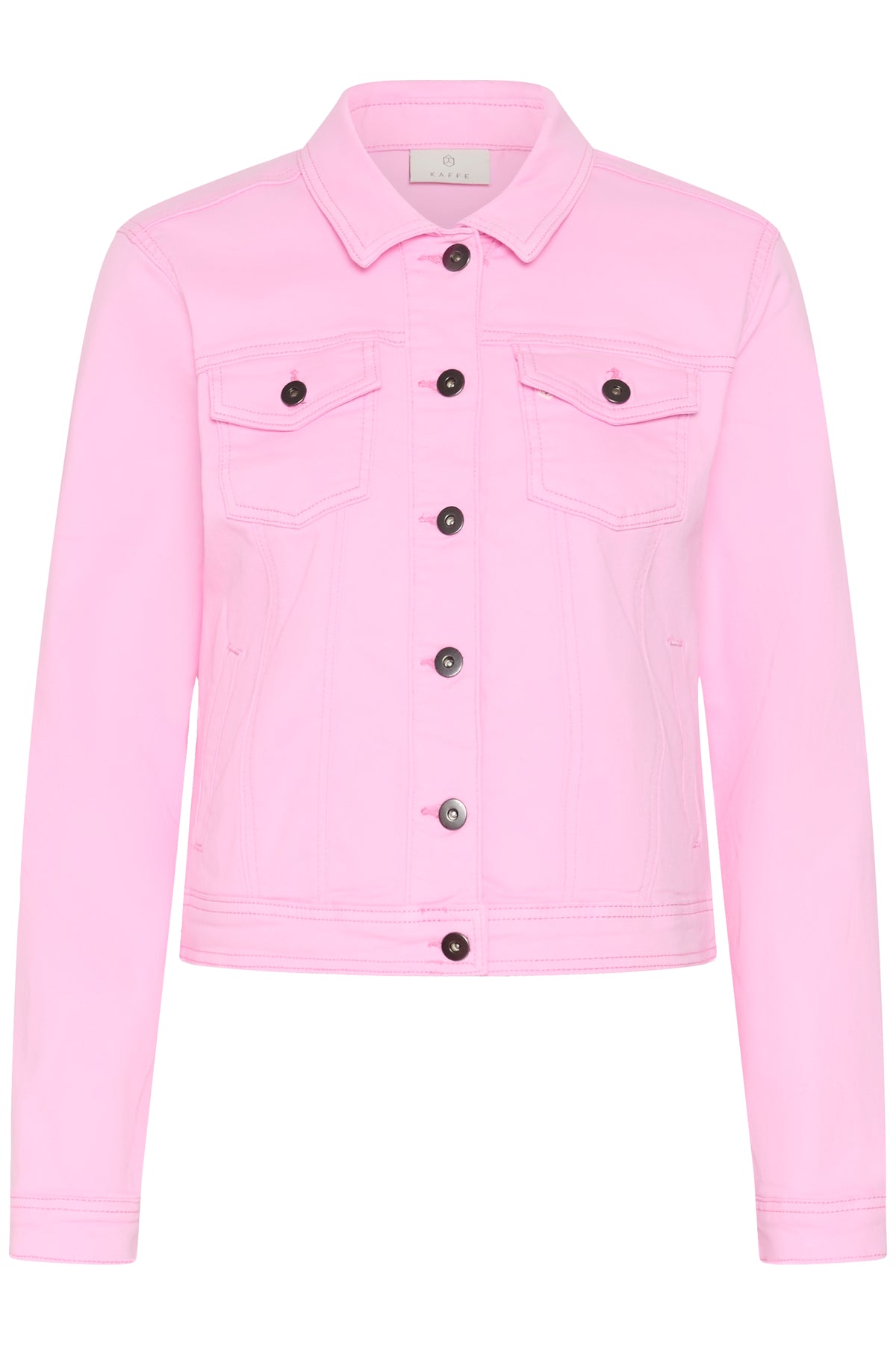 Kaffe Kazelina Pink Frosting Denim Stretch Jacket, 10506287