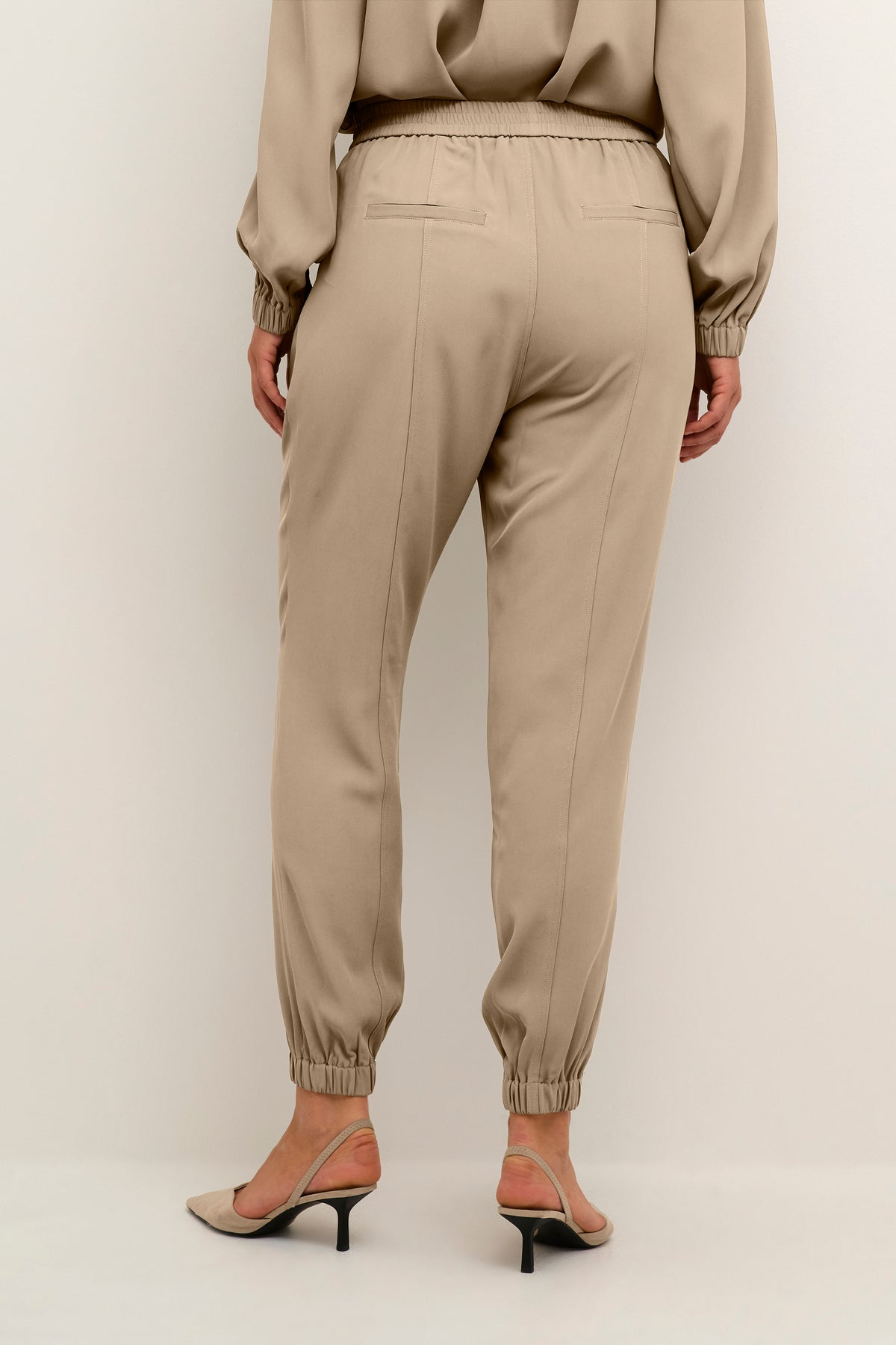 Kaffe Kasigna Brindle Cargo Cuffed Ankle Trousers, 10508214