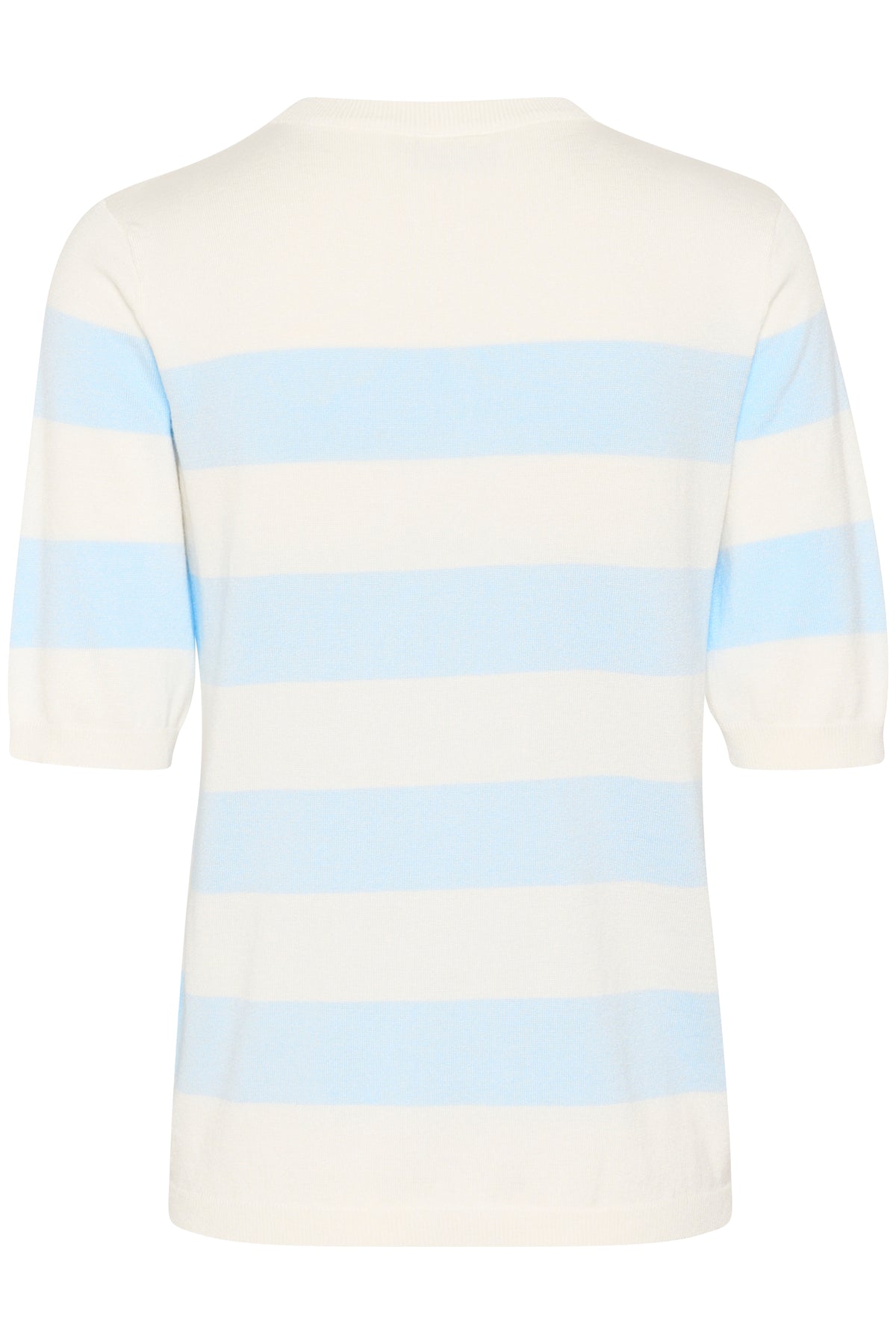 Kaffe Kalizza Chalk/Baby Blue Striped Knit