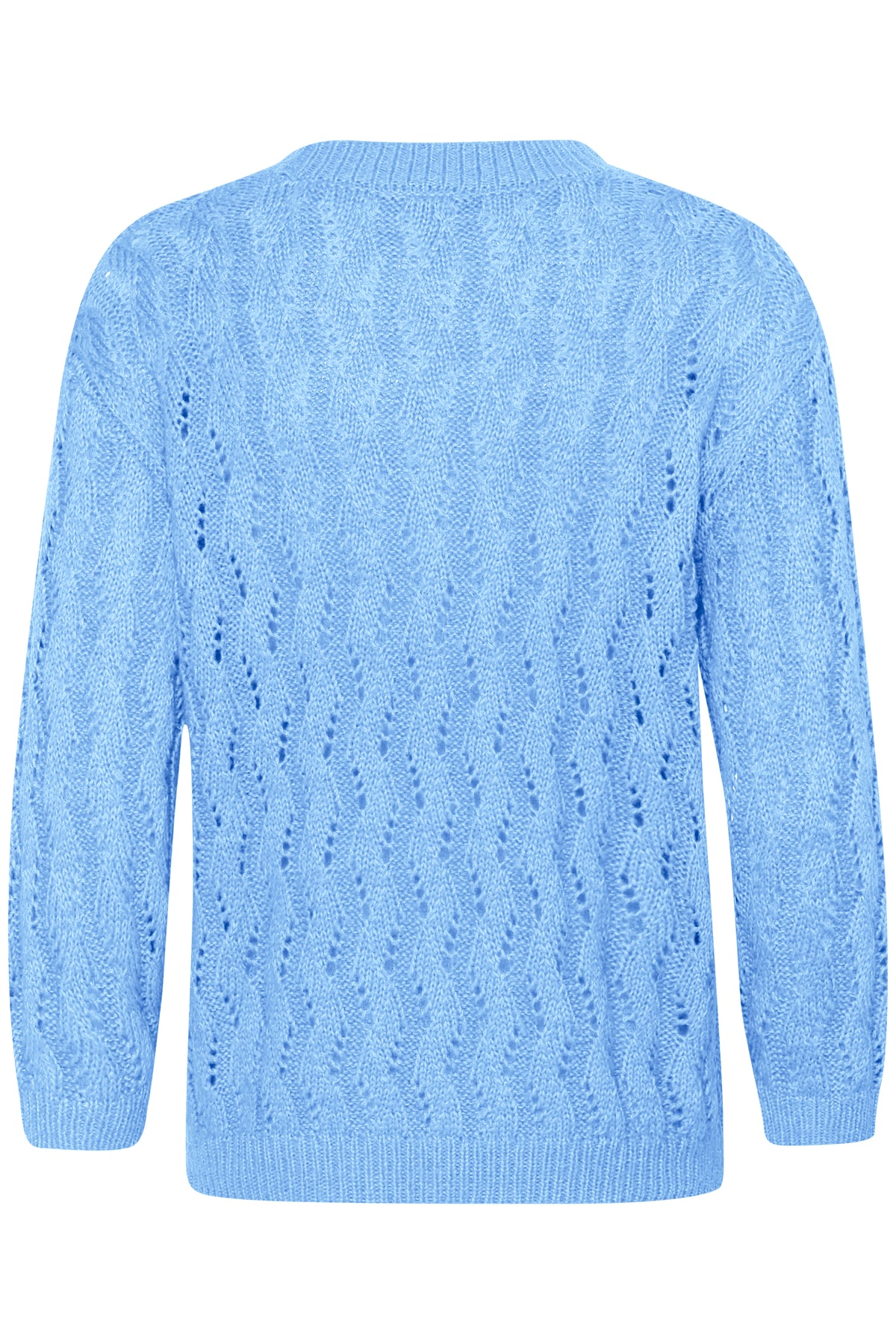 Kaffe Kalena Vista Blue Supersoft Knit Pullover