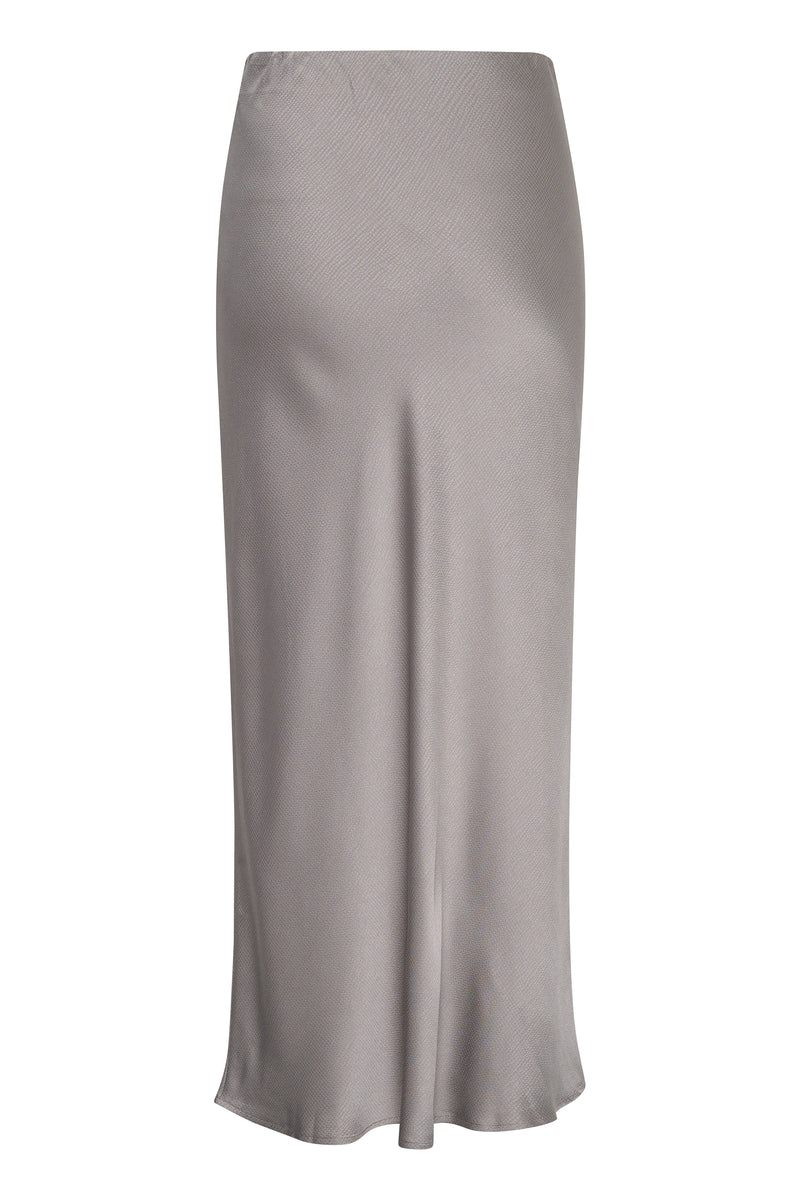 Kaffe Kalotte Steeple Grey Ankle Length Slip Skirt, 10508853