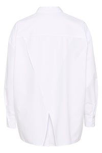 Kaffe Kagrace Oversized Optical White Open Back Shirt, 10508890