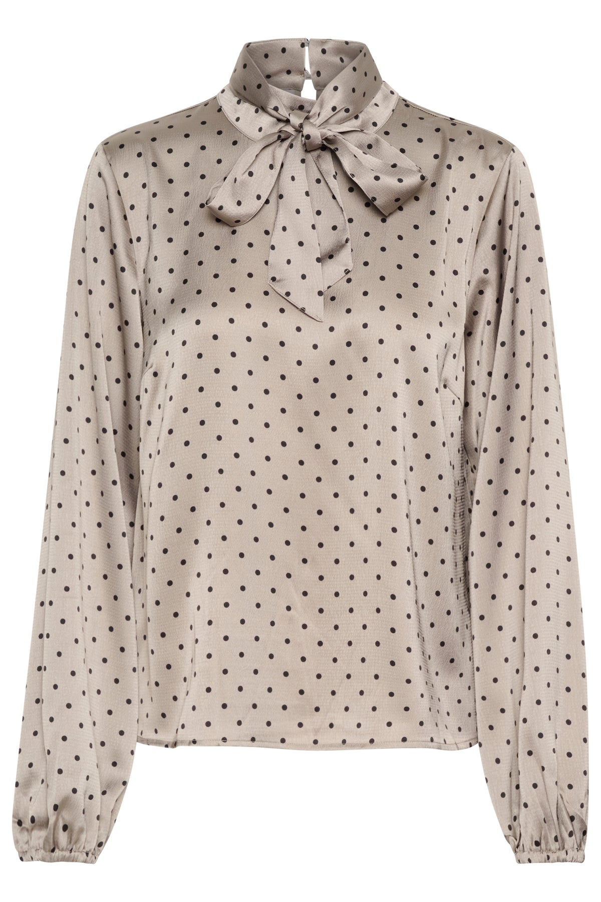 Kaffe Kadonna Steeple Grey/Black Polka Dot Blouse, 10509245