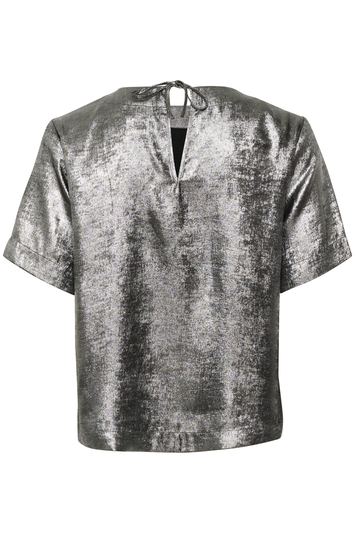 Kaffe Kalorina Silver Metallic Blouse, 10509298