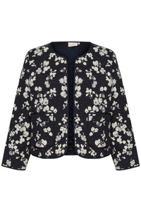 Kaffe Kavalia Marine Navy Flower Print Jacket