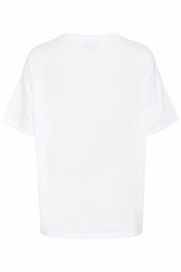 Kaffe Kavigga Optical White 'Chill Out' Oversized T-Shirt