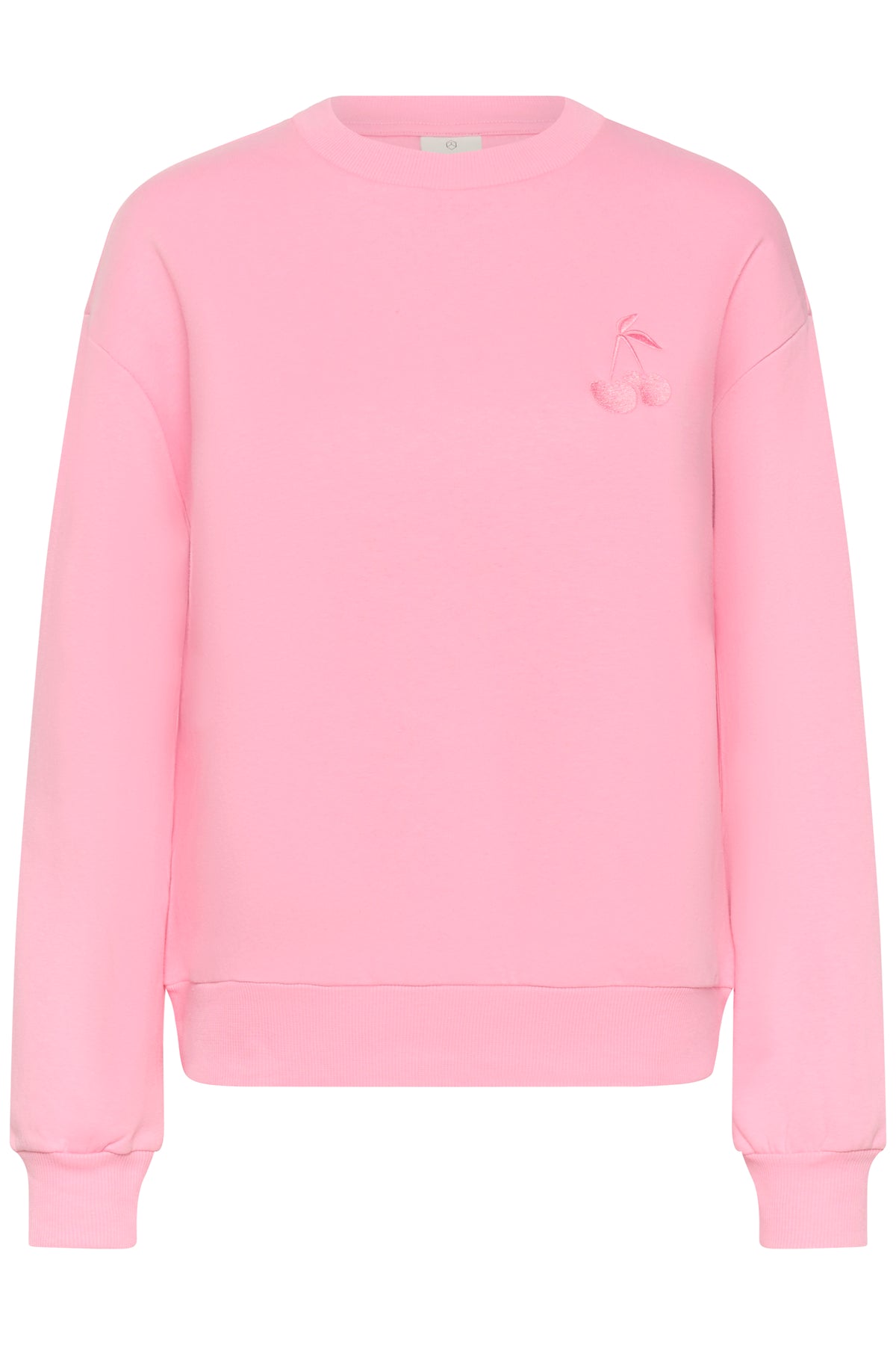 Kaffe Kamelody Pink Frosting Supersoft Fleece Lined ‘Cherry Bliss’ Sweatshirt