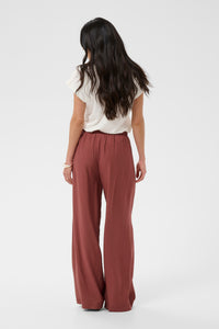 Kaffe KaEmily Henna Wide Leg Trousers, 10511609