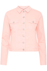 Fransa FrVotwill Rose Smoke Soft Stretch Denim Jacket