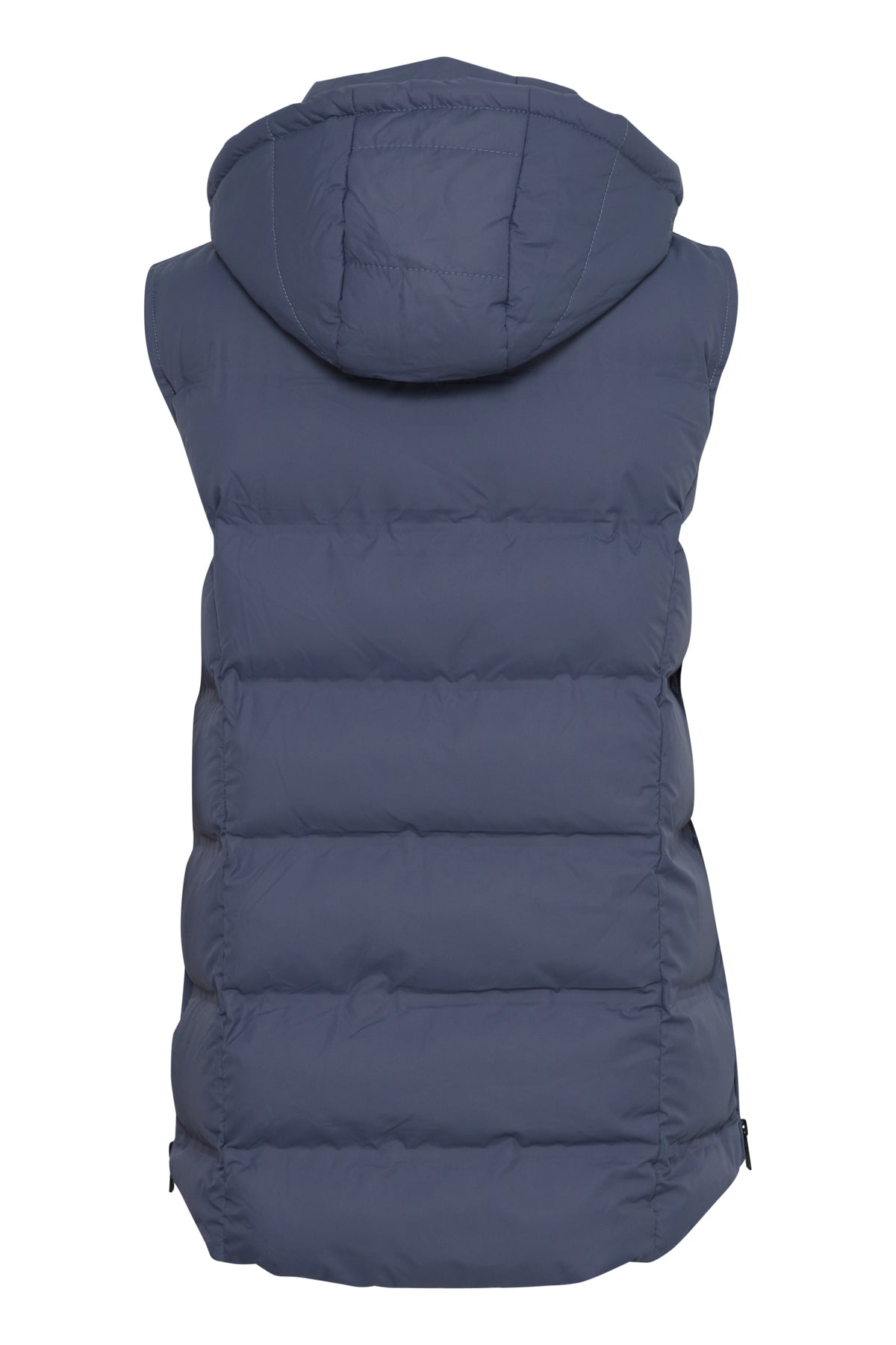 Fransa Frbafab Vintage Indigo Gilet with Zip Detailing, 20613344