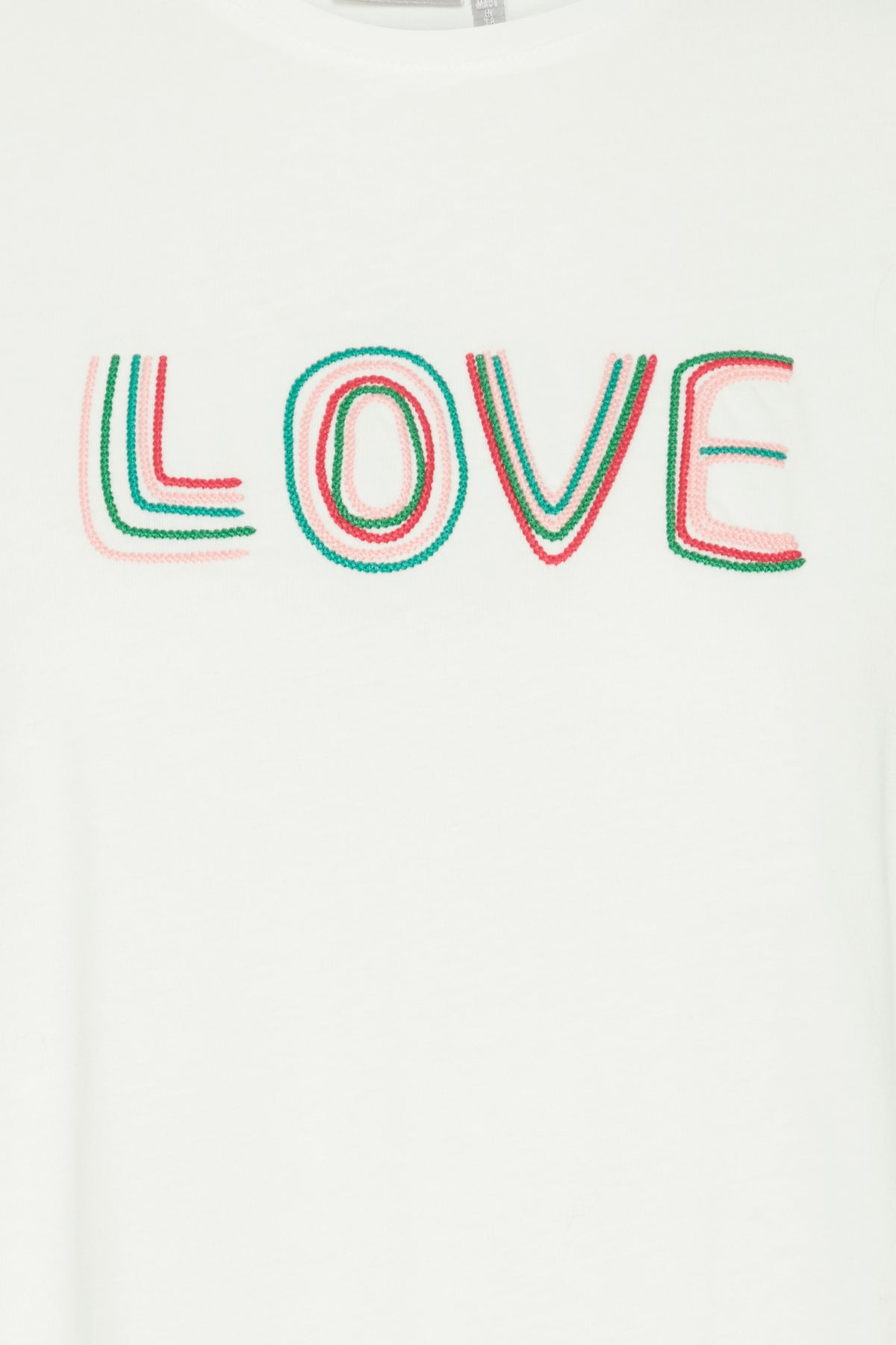 Fransa FrKoko Blanc de Blanc Oversized 'LOVE' T-Shirt, 20613772