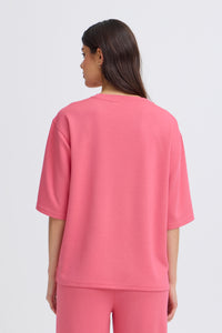 Fransa FrAurora Honeysuckle Pink Modal Oversized T-Shirt, 20615492
