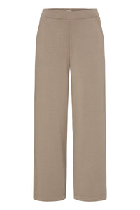 Fransa FrAurora Taupe Wide Leg 7/8 Modal Joggers, 20615493