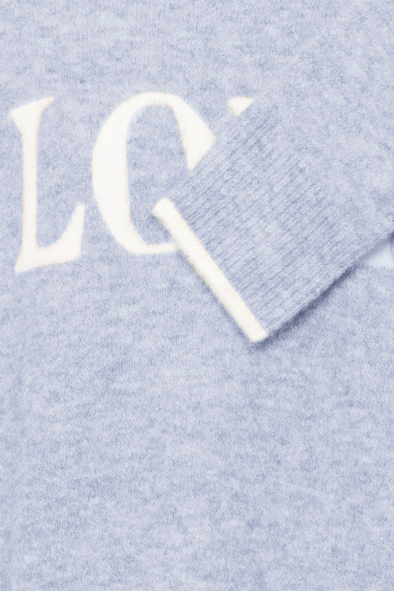 Fransa FrFlorence Infinity Blue Supersoft 'LOVE' Knit