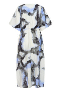 Fransa FrAyla Marble Hydrangea Printed V-Neck Maxi Dress, 20617498
