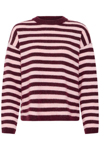 Fransa FrIdaa Port Royale/Baby Pink Striped Supersoft Knit, 20618351