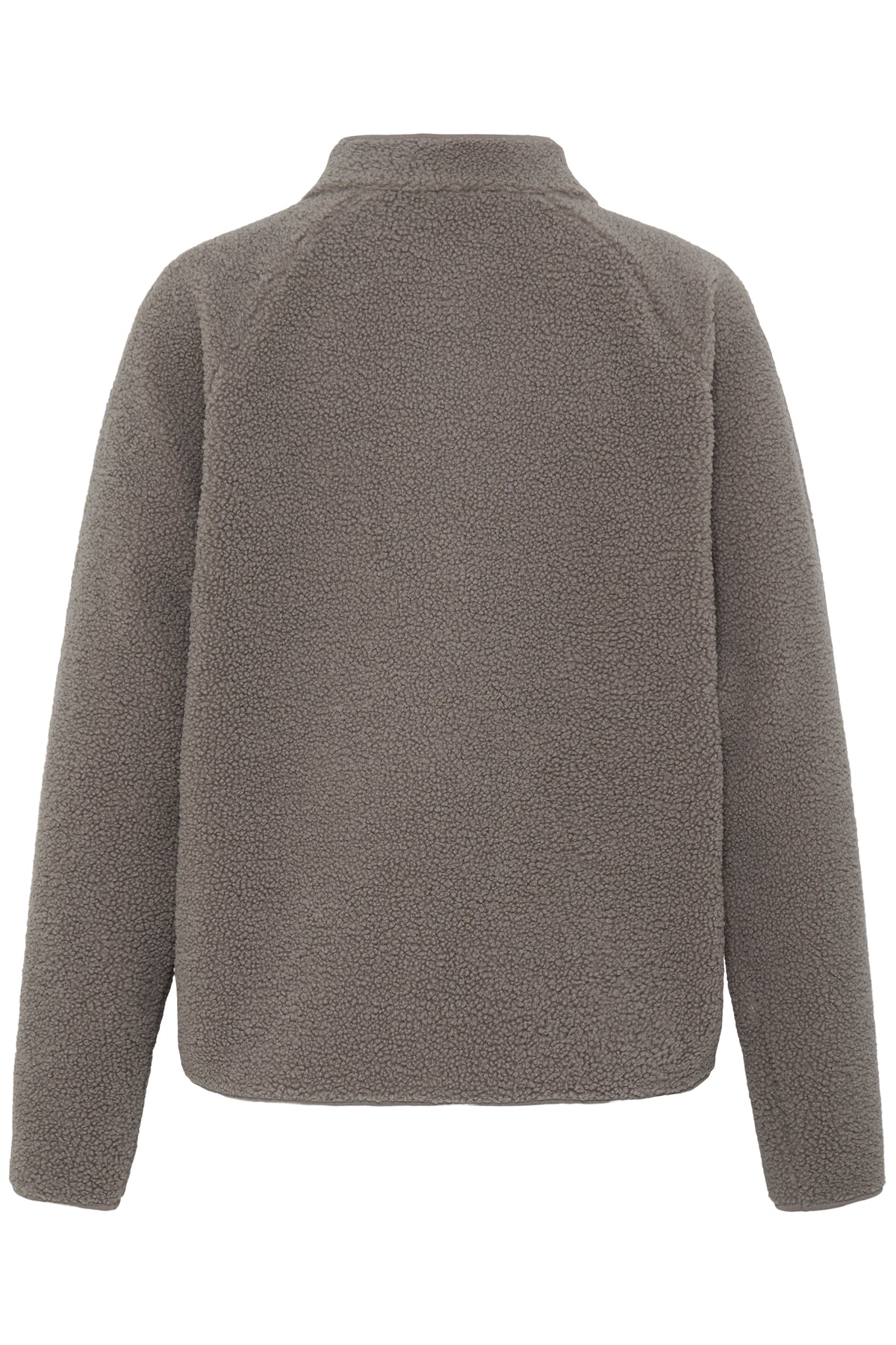 Fransa FrTenya Driftwood 1/2 Zip Teddy Fleece