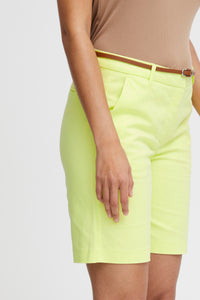 B.Young Bydays Sunny Lime Chino Shorts with Belt, 20805588