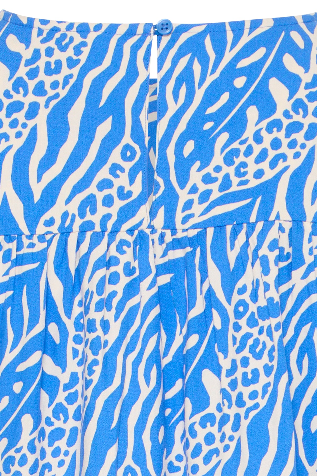 B.Young ByMmJoella Nebulas Blue/Sand Nature Print Blouse, 20811222