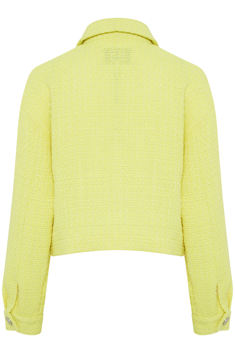 B.Young Bydadena Sunny Lime Cropped Boucle Jacket, 20814270