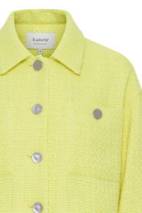 B.Young Bydadena Sunny Lime Cropped Boucle Jacket, 20814270