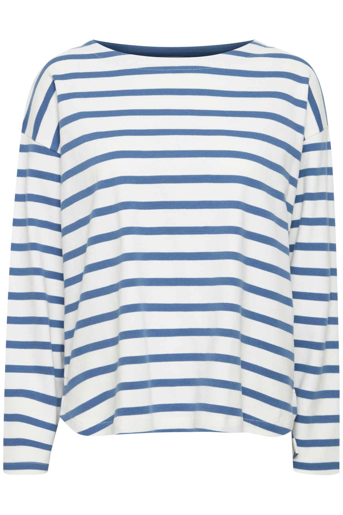 B.Young ByRamsi Denim Blue Striped Long Sleeve Supersoft Top