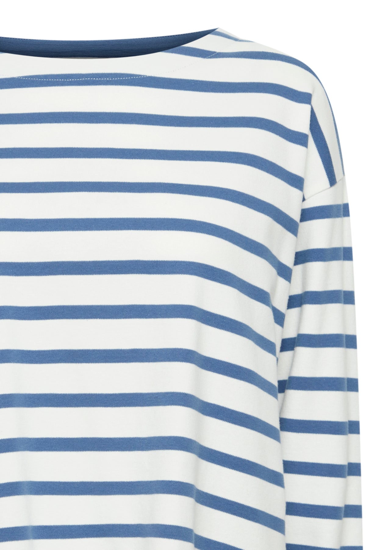 B.Young ByRamsi Denim Blue Striped Long Sleeve Supersoft Top