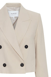 B.Young Bydalano Cement Cropped Blazer