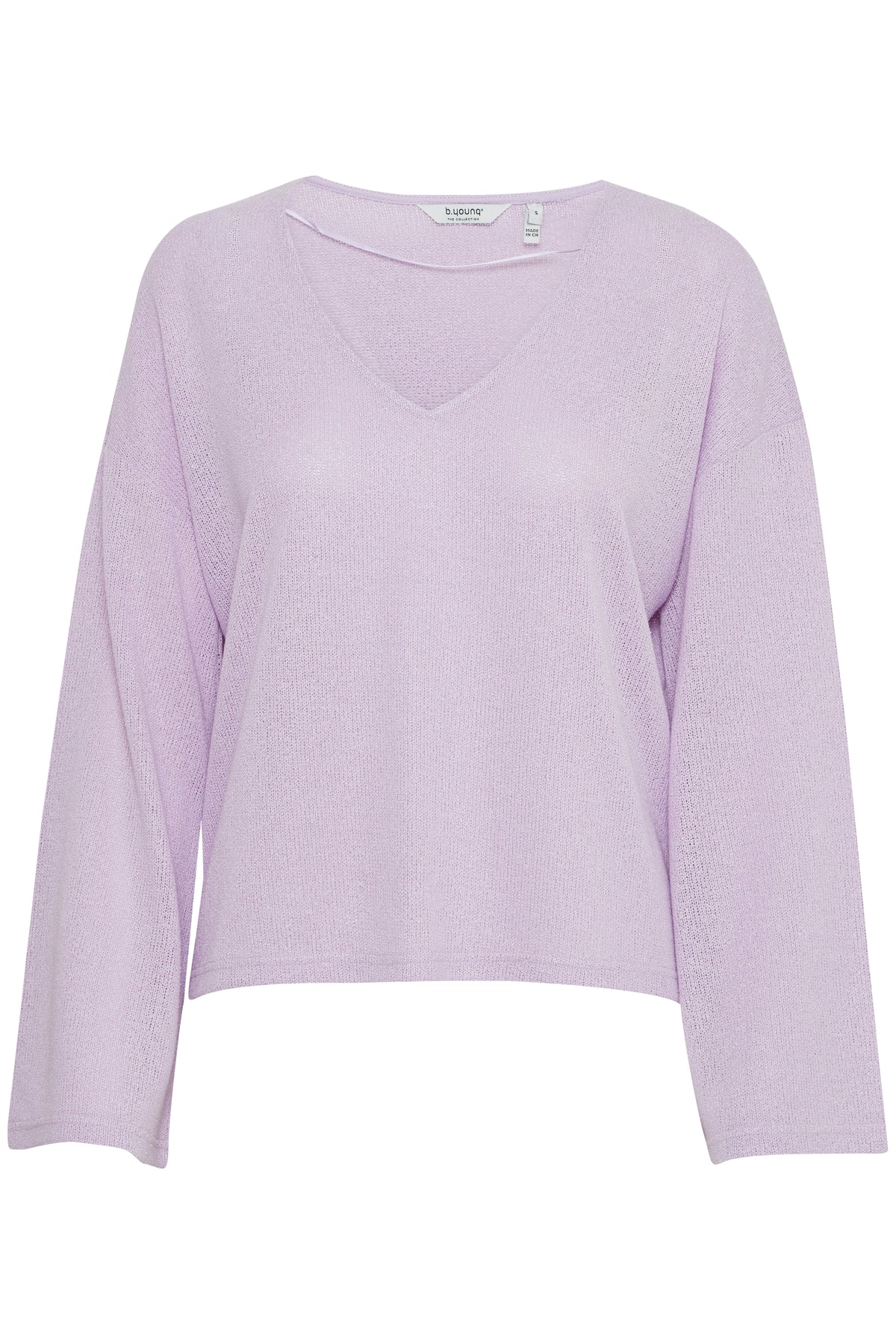 B.Young Bysif Orchid Bloom V-Neck Pullover