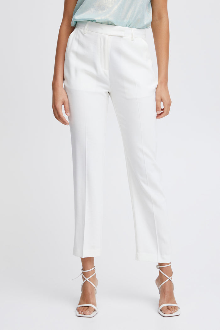 B.Young ByErika Highwaisted Marshmallow Straight Leg Trousers