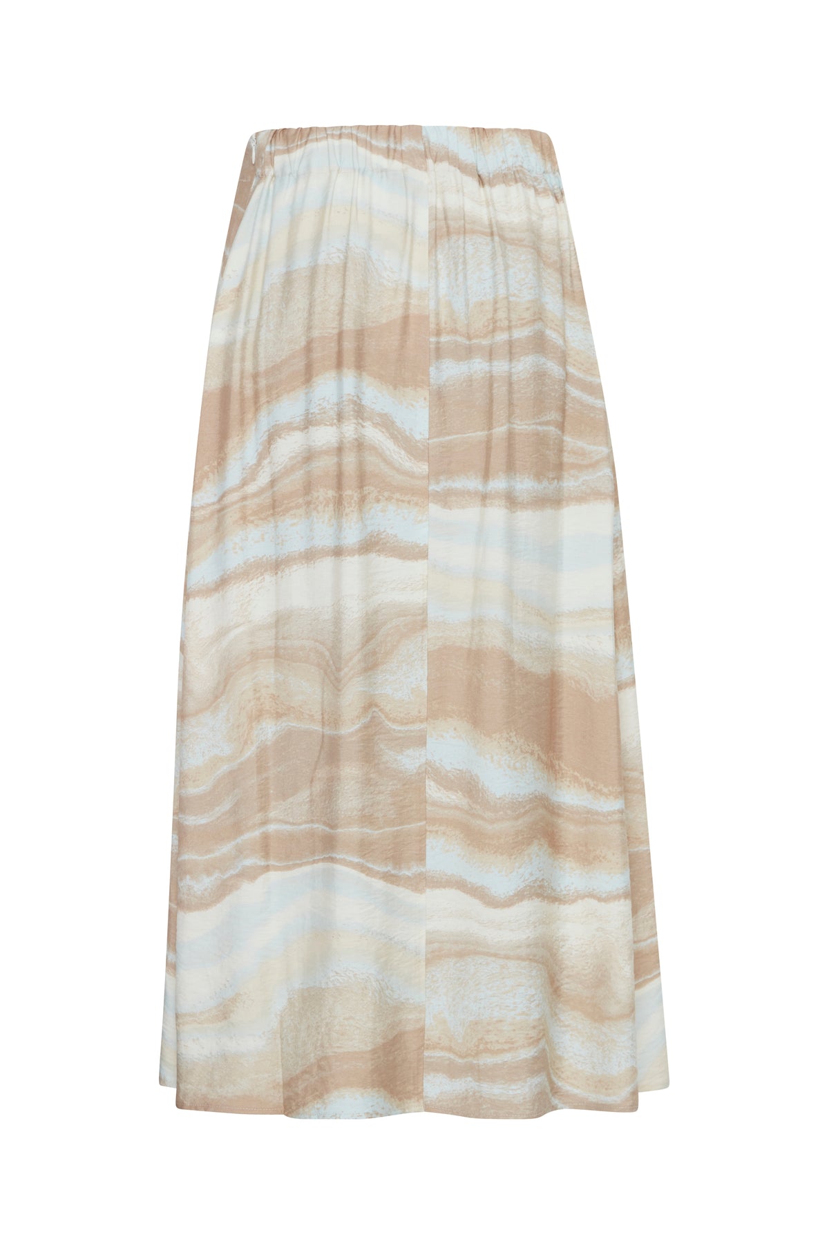 B.Young Byihamma Cement Marble Mix Printed A-Line Midi Skirt, 20814934