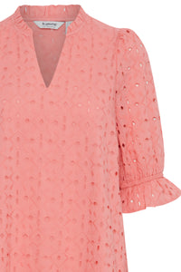 B.Young Bygalla Strawberry Pink Embroidered Layered Dress, 20814935