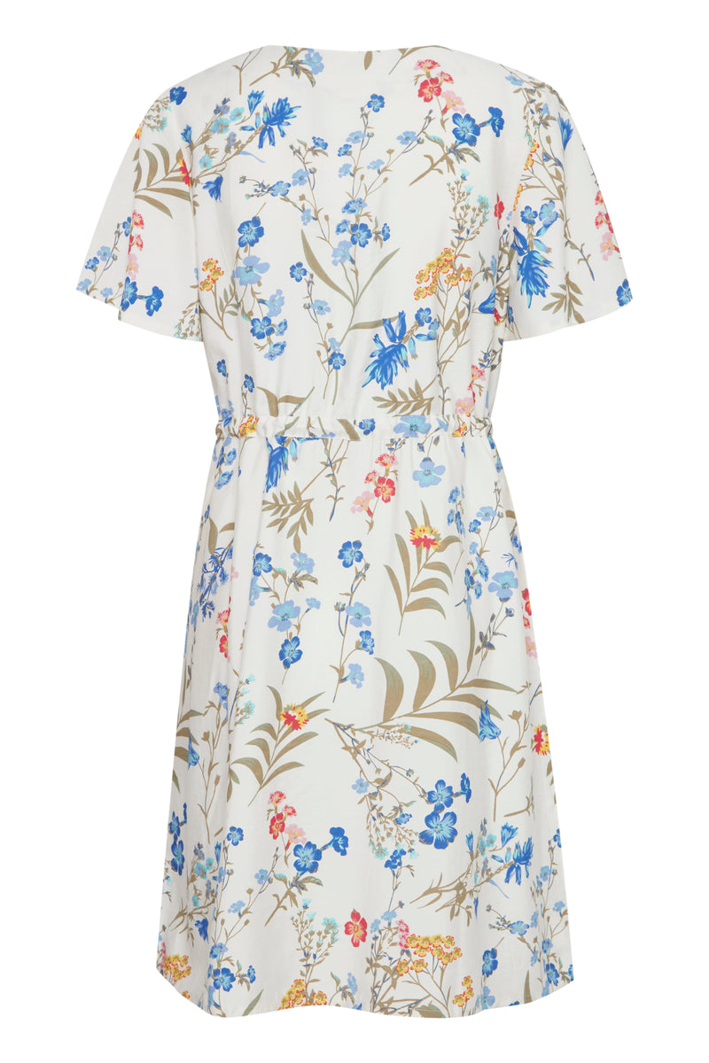 B.Young Byimilda Marshmallow Floral Printed Button Dress, 20815090