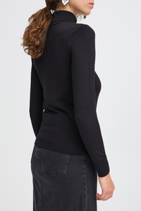 B.Young Bymmorla Black Rollneck Knit, 20815298