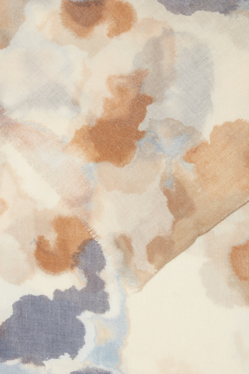 B.Young BaWallam Birch Watercolour Printed Scarf, 20815475