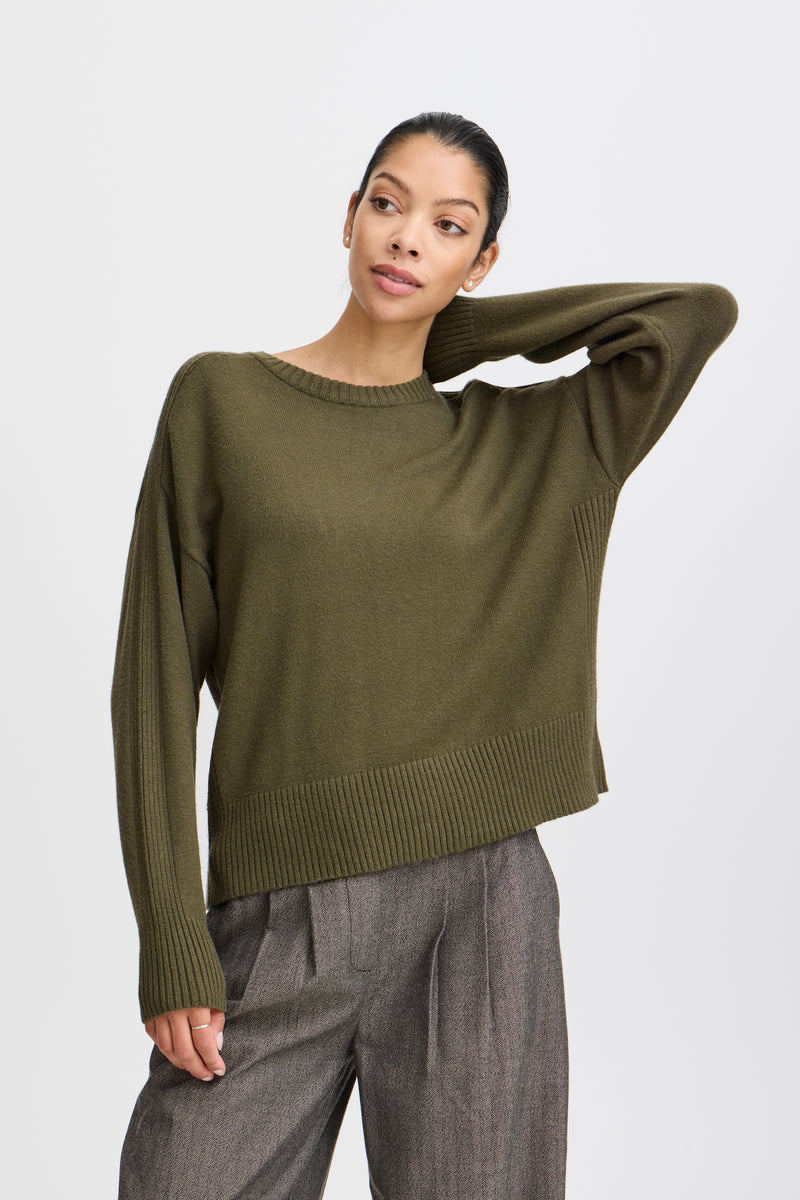 B.Young ByManina Olive Night Supersoft Knit, 20815678