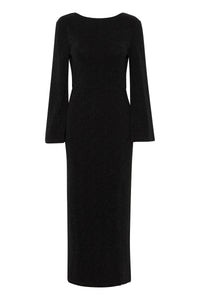 B.Young ByShiloh Black Lurex Cowl Back Dress, 20815953