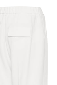 B.Young ByDeceri Marshmallow White Cuff Trousers, 20816464