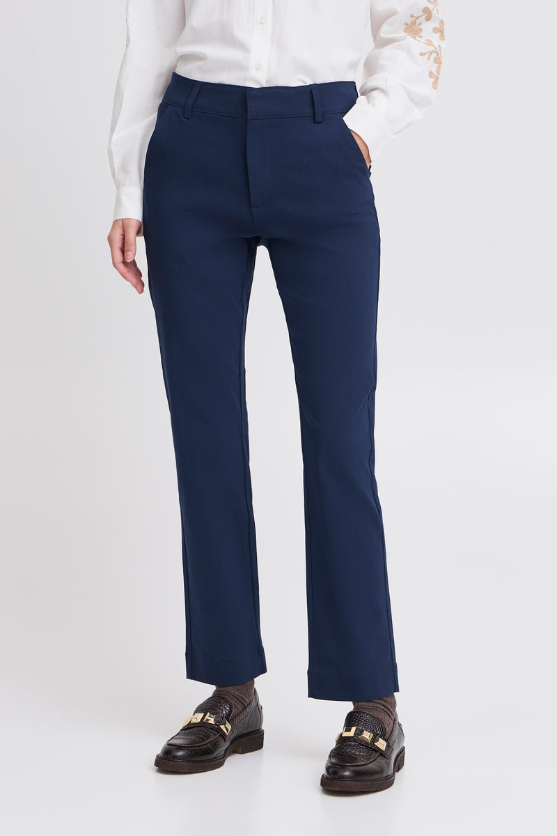 B.Young ByDixi Copenhagen Night Straight Leg Trousers, 20816978