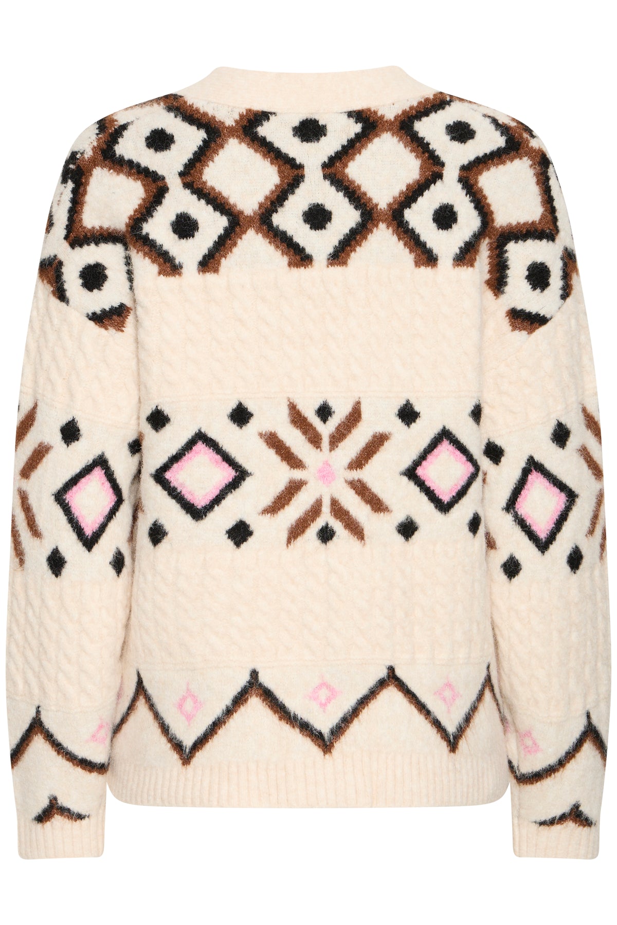 B.Young ByMelpa Birch Melange Printed Supersoft Cardigan