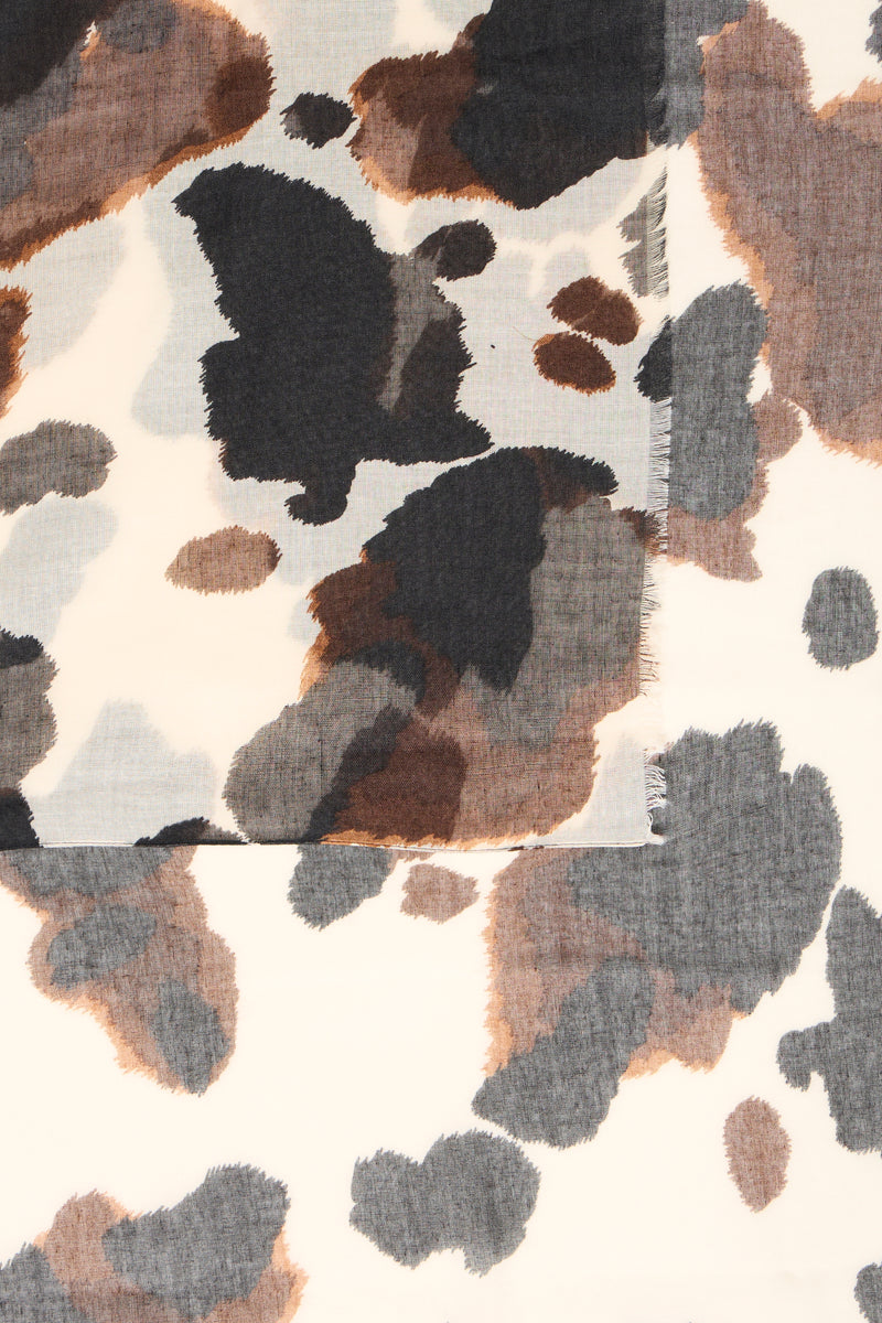 B.Young ByWallam Birch Cow Print Scarf