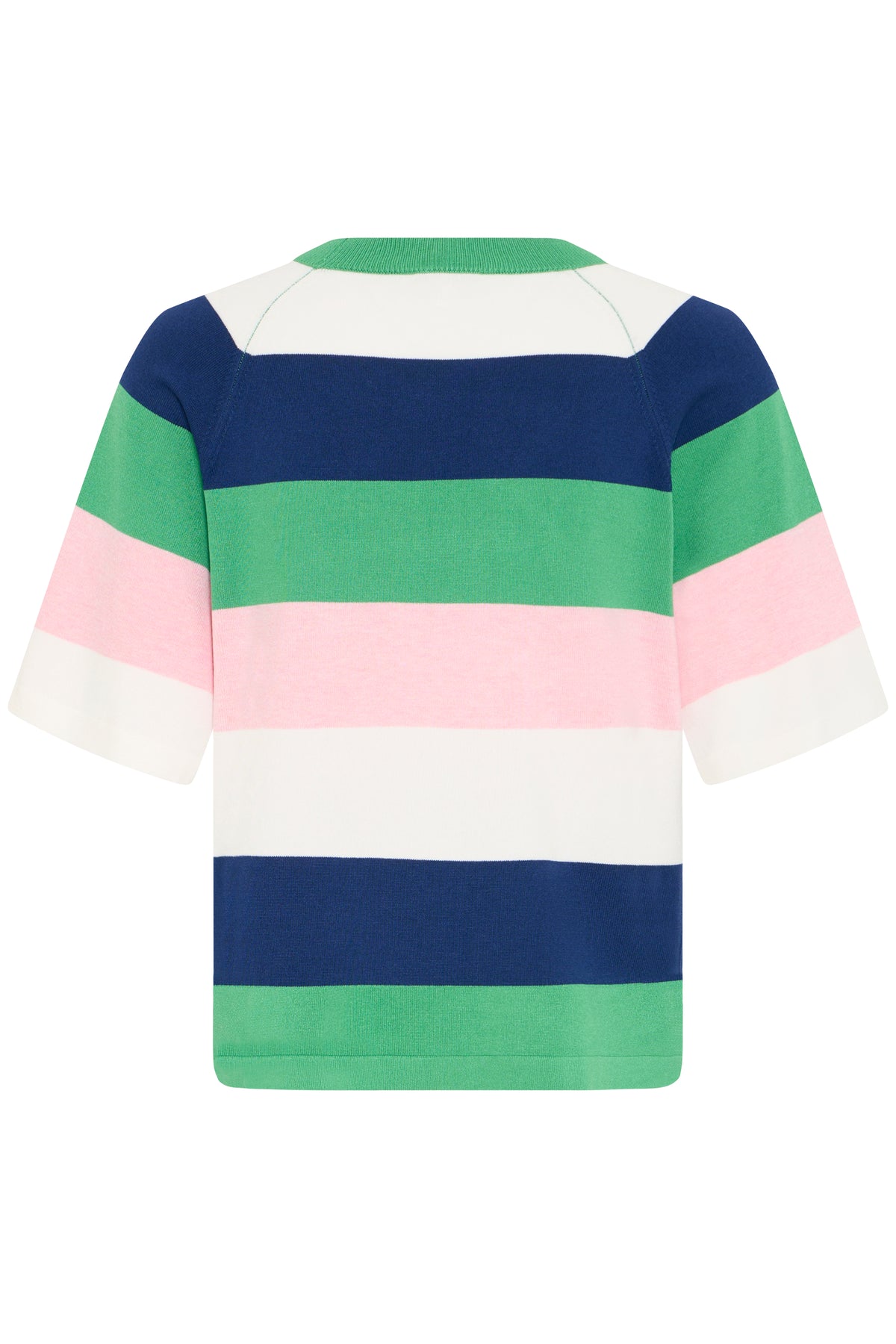 B.Young ByMmorla Parfait Pink Colourblock Stripe Knit