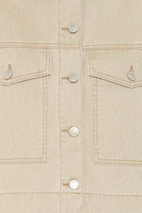 B.Young ByLupina Nomad Beige Denim Jacket, 20818742