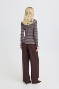 B.Young ByTone Java Stripe Long Sleeve Top