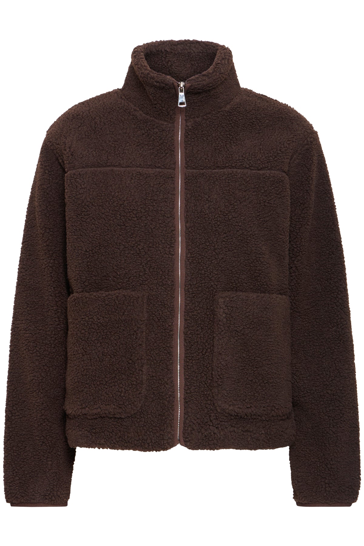 B.Young ByAlea Java Brown Teddy Fleece Jacket, 20819740