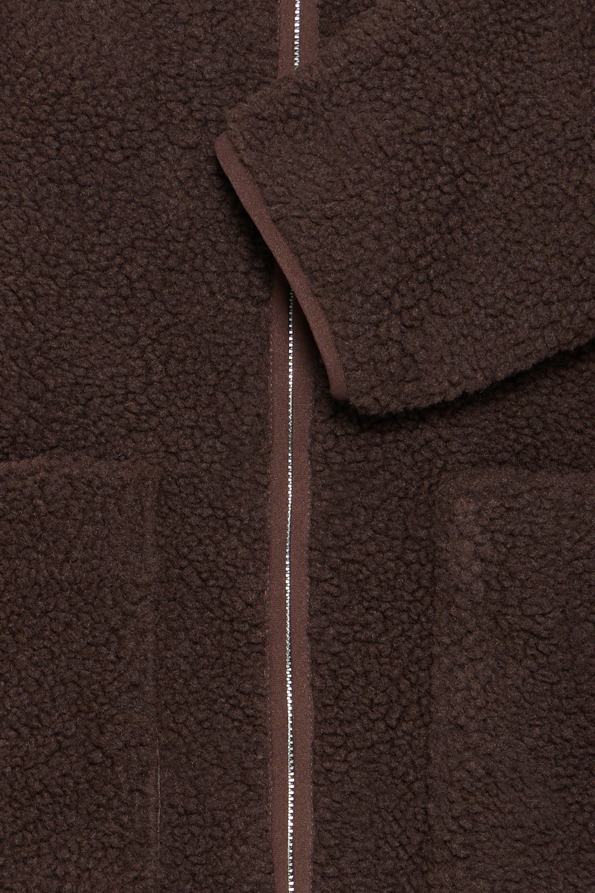 B.Young ByAlea Java Brown Teddy Fleece Jacket, 20819740