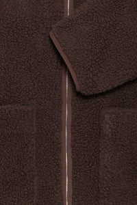 B.Young ByAlea Java Brown Teddy Fleece Jacket, 20819740